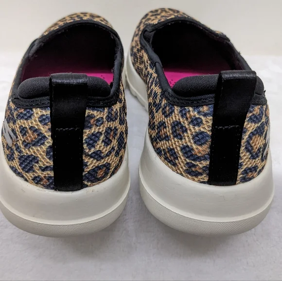 Skechers Leopard Print Go Walk Joy Fiery - Picture 7 of 13